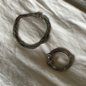 Silver Necklace and Bracelet set